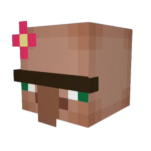 FriJyElle Minecraft avatar head, 3D render