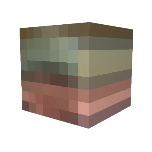 Fribann Minecraft avatar head, 3D render