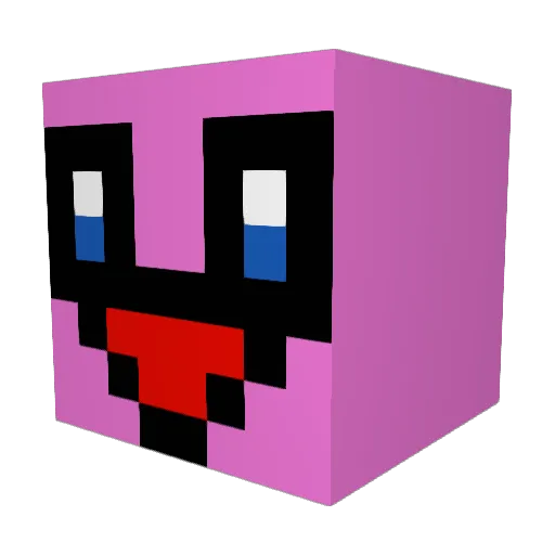 Friccos Minecraft avatar head, 3D render