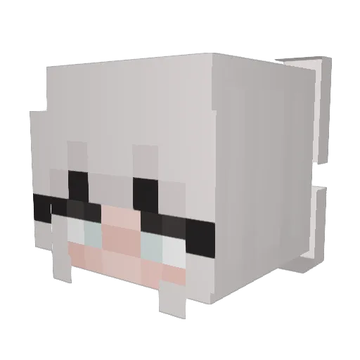 Frick_Yew Minecraft avatar head, 3D render