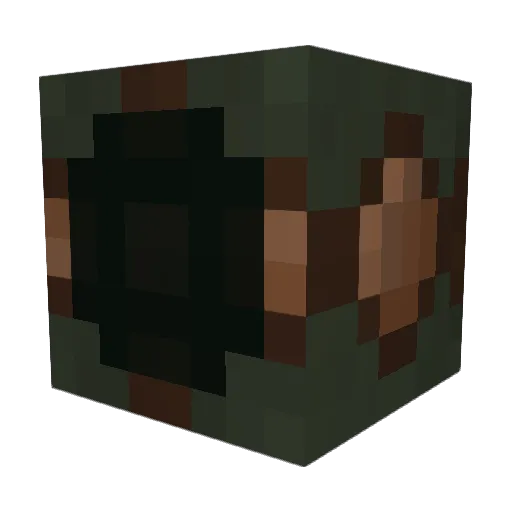 Frida_Kahlo Minecraft avatar head, 3D render