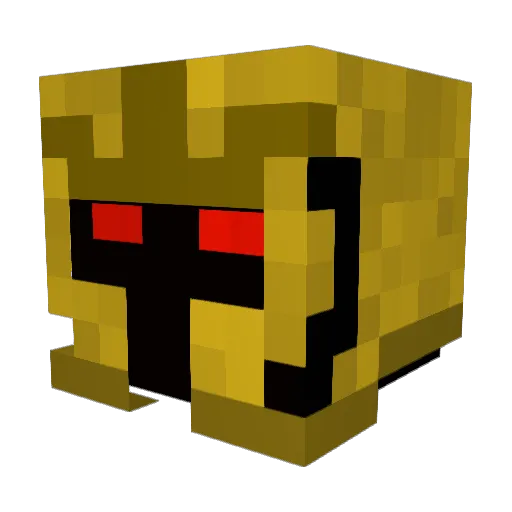 Fridaygaming Minecraft avatar head, 3D render