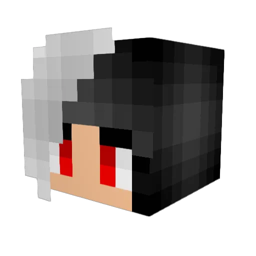 FrideBeta Minecraft avatar head, 3D render