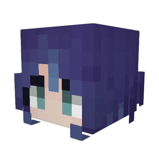 FridgeGiveaway Minecraft avatar head, 3D render