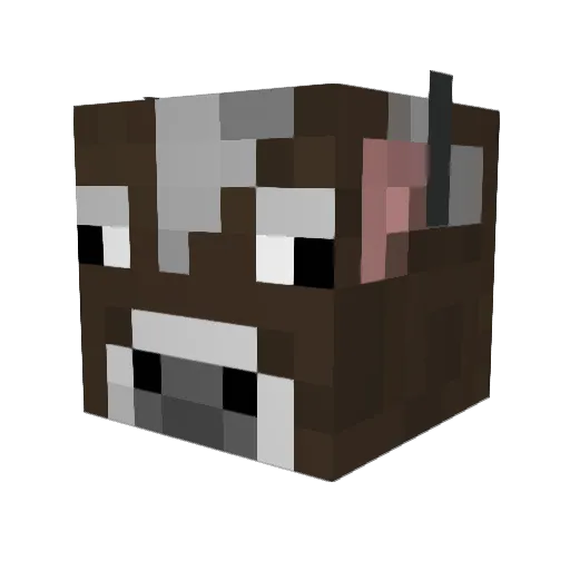 FriedBanana99 Minecraft avatar head, 3D render