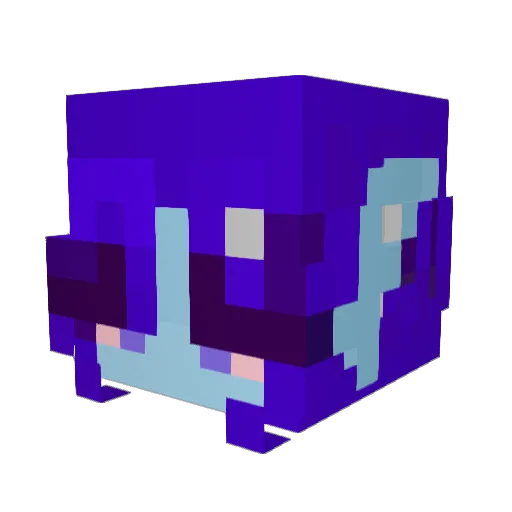 FriedFishNChips Minecraft avatar head, 3D render