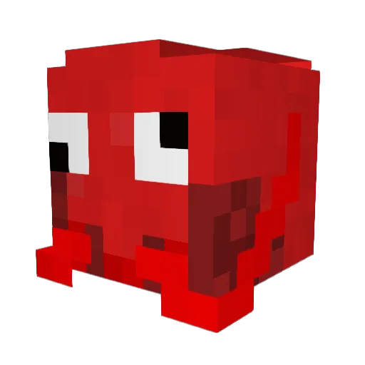 FriedMowMow Minecraft avatar head, 3D render