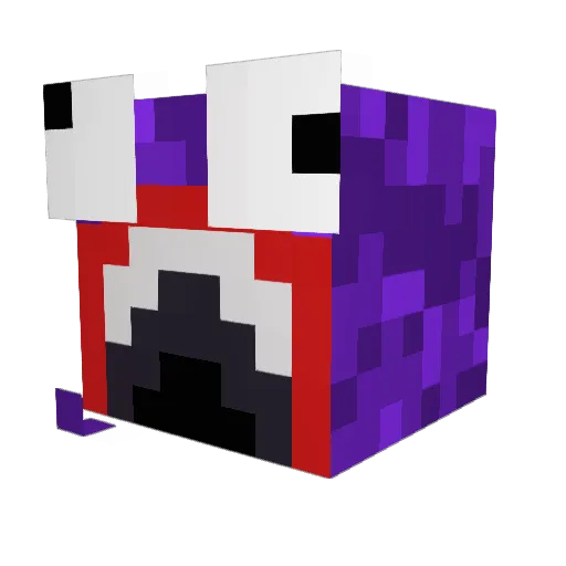 FriedSpoon Minecraft avatar head, 3D render