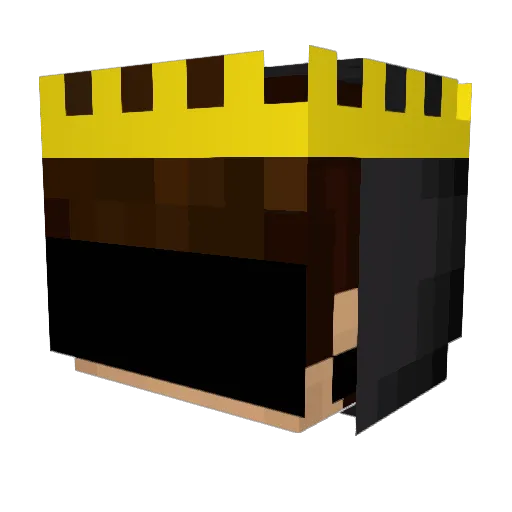 Frieda13 Minecraft avatar head, 3D render