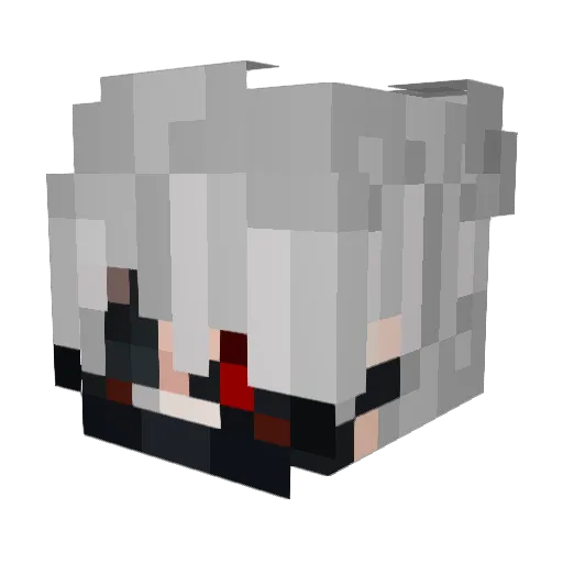Friedrich1900 Minecraft avatar head, 3D render