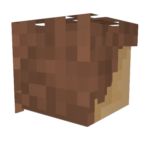 Frieedel Minecraft avatar head, 3D render