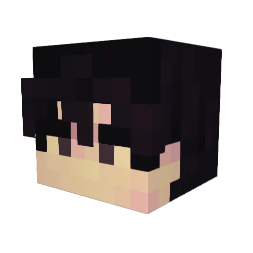 Friees Minecraft avatar head, 3D render