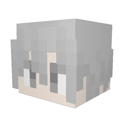 FriendA114514 Minecraft avatar head, 3D render