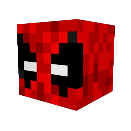FriendWithin Minecraft avatar head, 3D render