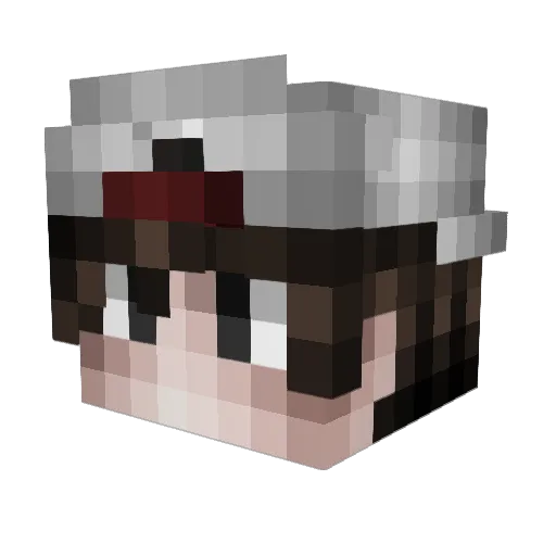 FriendZonea3 Minecraft avatar head, 3D render