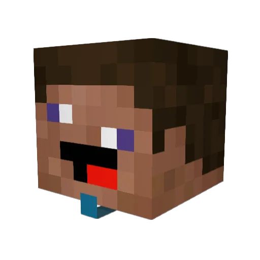 FriendermanFX Minecraft avatar head, 3D render