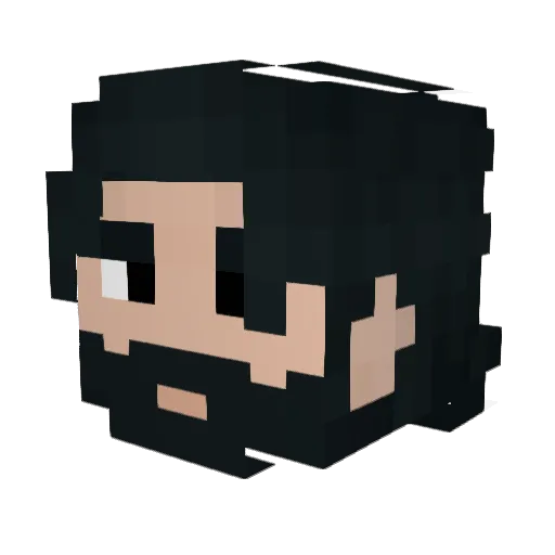 FriendlyToast19 Minecraft avatar head, 3D render