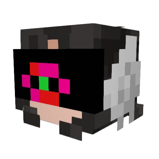 Friendlycat2000 Minecraft avatar head, 3D render