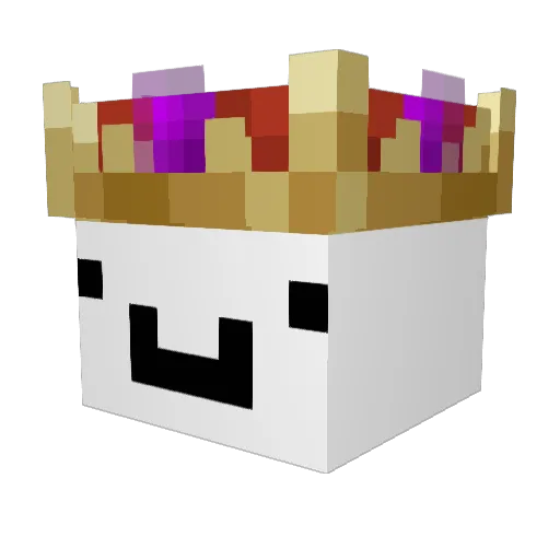 Friepooo Minecraft avatar head, 3D render
