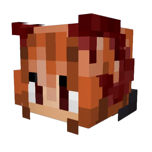 FrierenGodSlayer Minecraft avatar head, 3D render