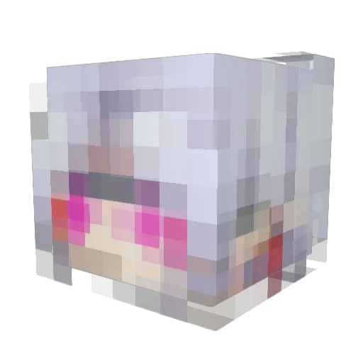 Frieren_do_RJ Minecraft avatar head, 3D render