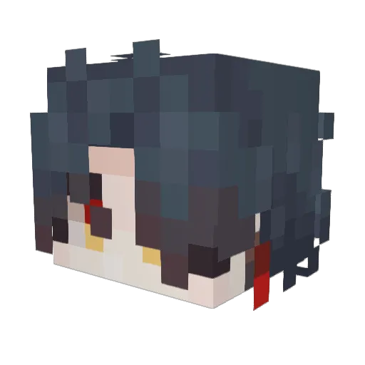 Frieren_lover Minecraft avatar head, 3D render