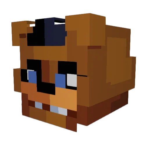 Friese10 Minecraft avatar head, 3D render