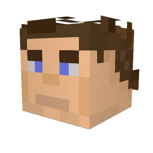 FrigginShweet Minecraft avatar head, 3D render
