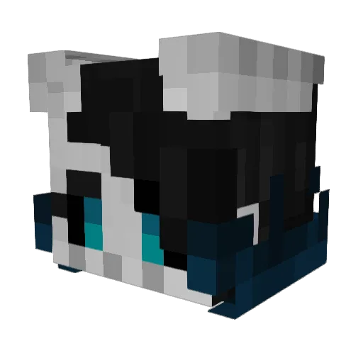 Frigulus Minecraft avatar head, 3D render