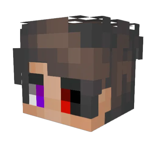 Frigzy_ Minecraft avatar head, 3D render