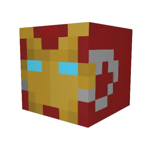 Frijole_Vision Minecraft avatar head, 3D render