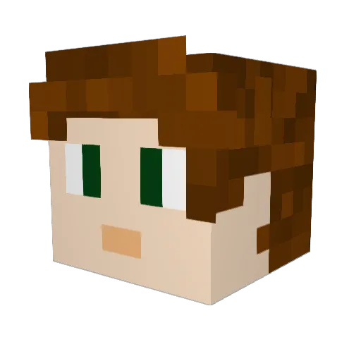 Frijoles1017 Minecraft avatar head, 3D render