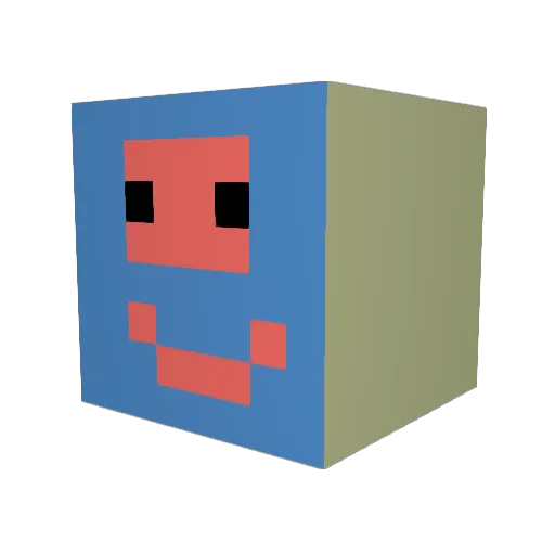 Frikadellesand Minecraft avatar head, 3D render