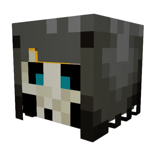 FriksTop Minecraft avatar head, 3D render
