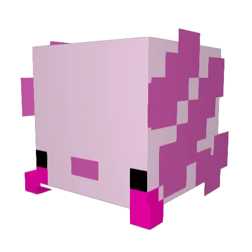 Frilu2021 Minecraft avatar head, 3D render