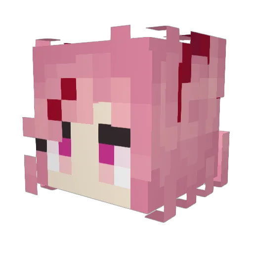 Frimyze Minecraft avatar head, 3D render