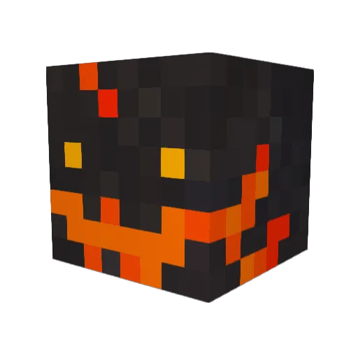 Fringemonkey Minecraft avatar head, 3D render