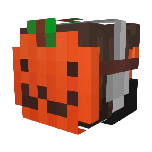 Frini_YT Minecraft avatar head, 3D render