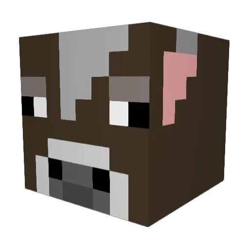 FrischesFleisch Minecraft avatar head, 3D render