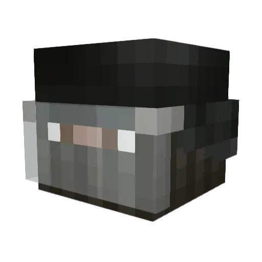Friscotz Minecraft avatar head, 3D render
