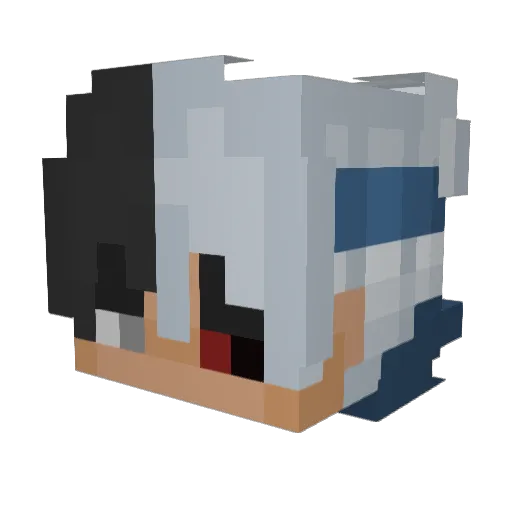 Frisiumtablette Minecraft avatar head, 3D render