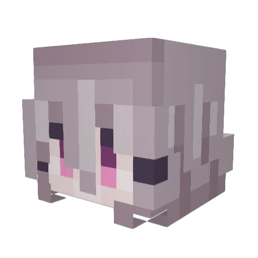 Frisk_Dreemurr Minecraft avatar head, 3D render