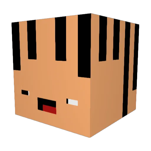 Fristy1 Minecraft avatar head, 3D render