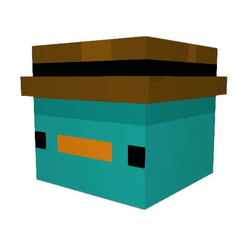 Frites_Corleone Minecraft avatar head, 3D render