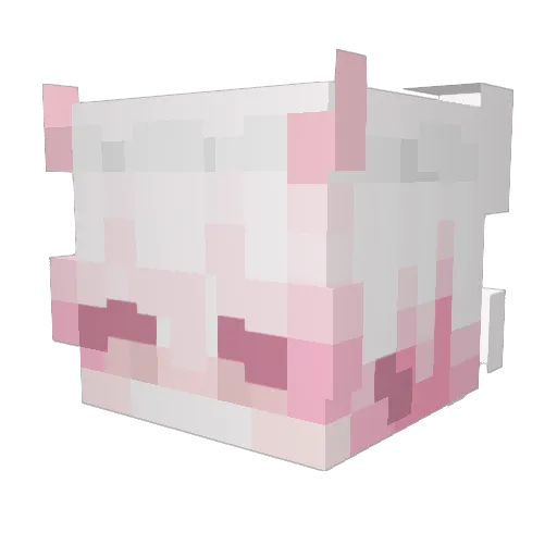 FritzBlade Minecraft avatar head, 3D render