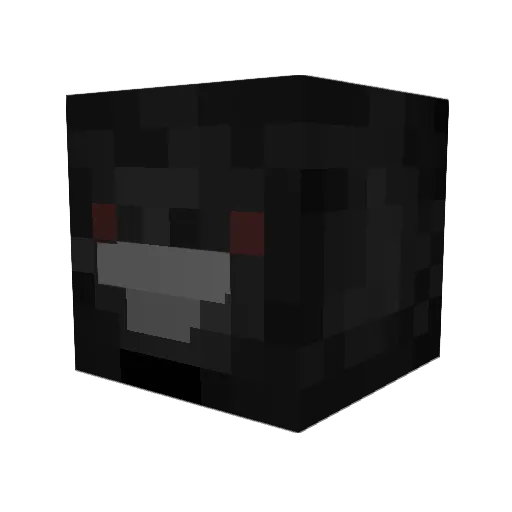 FritzTheFascist Minecraft avatar head, 3D render