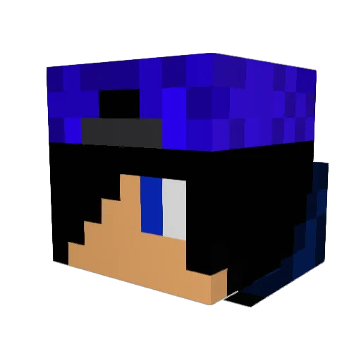 Fritz_Pfeffer Minecraft avatar head, 3D render