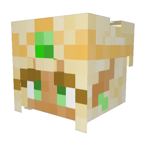 Fritz_TheDutchie Minecraft avatar head, 3D render