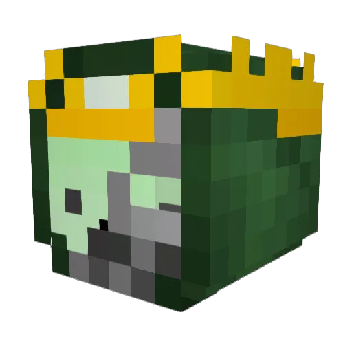 Frix23 Minecraft avatar head, 3D render