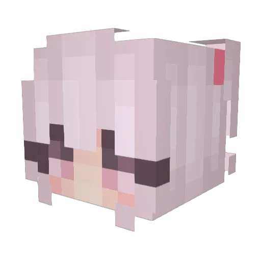 Frixizz_ Minecraft avatar head, 3D render